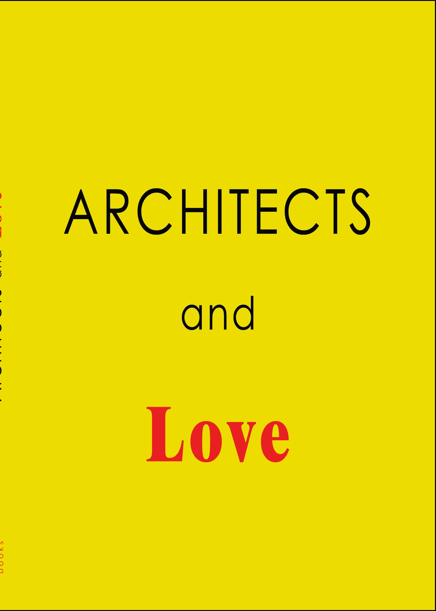 Architects and Love - Book (English)